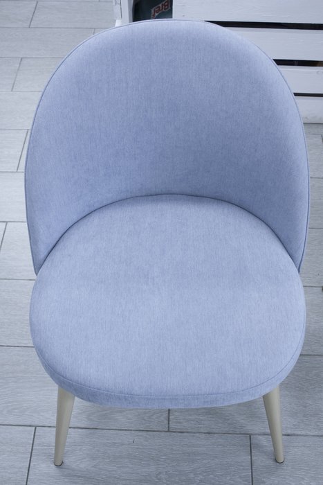 Голубой стул Томас с мягким сидением - лучшие Обеденные стулья в INMYROOM