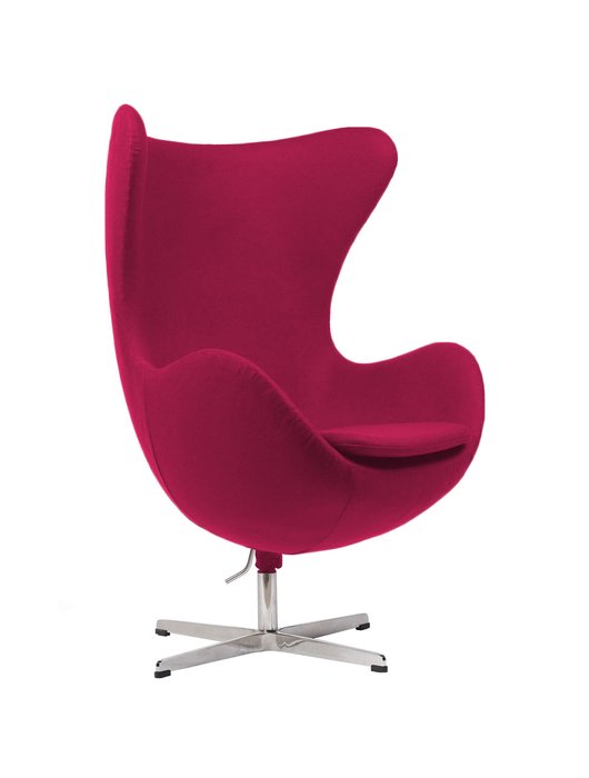 Кресло Egg Chair Малиновая Шерсть - купить Интерьерные кресла по цене 57800.0