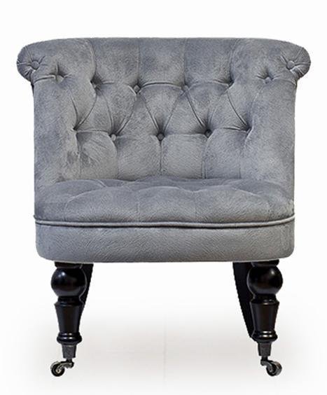 Кресло Мока Bouji Chair дизайн 15 серого цвета - купить Интерьерные кресла по цене 21000.0