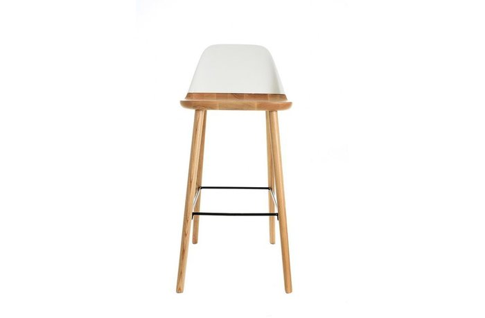 Барный стул со спинкой из высококачественного пластика - купить Барные стулья по цене 28200.0