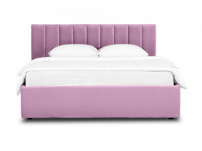 Кровать Queen Sofia 160х200 Lux лилового цвета с подъемным механизмом - купить Кровати для спальни по цене 76560.0