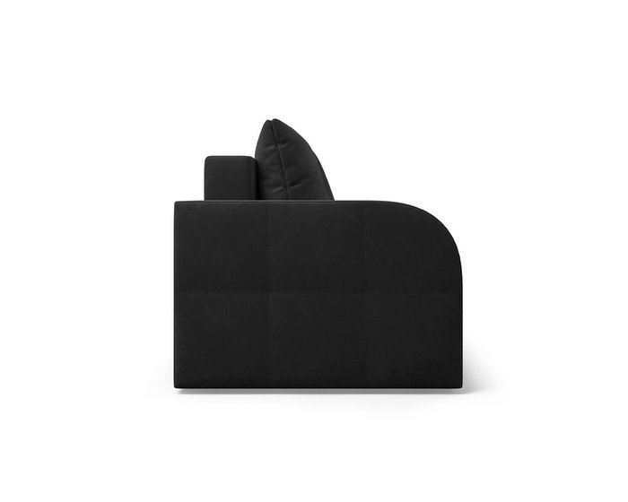 Прямой диван-кровать Марсель 3 черного цвета - лучшие Прямые диваны в INMYROOM
