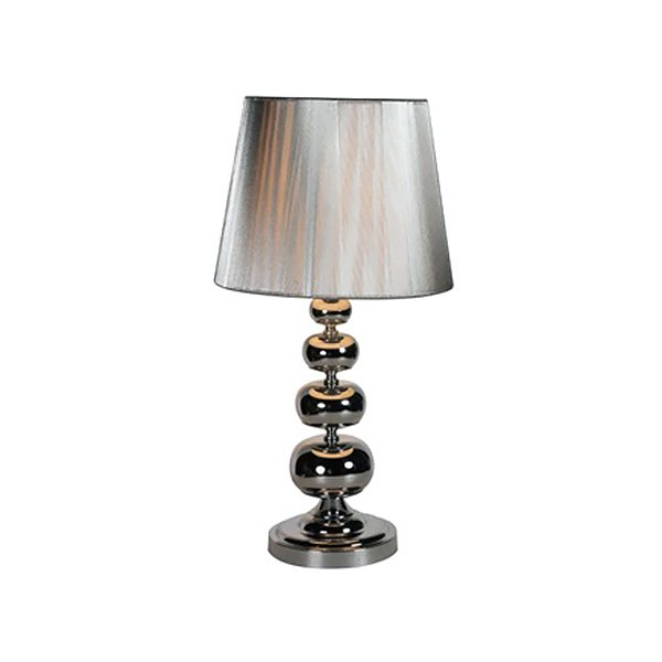 Настольная лампа DeLight Collection на базе из стали серо-черного цвета