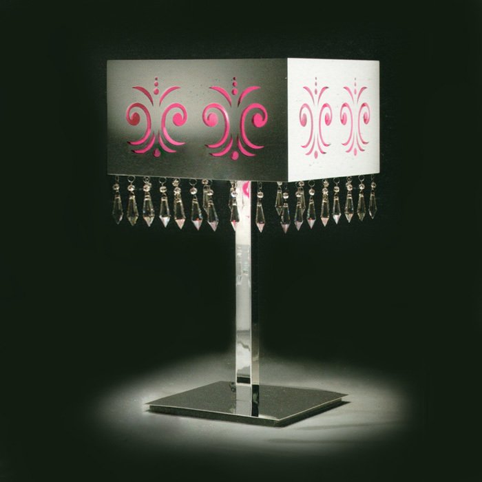 Настольная лампа MM Lampadari "Luxury" белая - купить Настольные лампы по цене 94510.0
