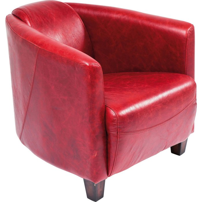 Кресло Cigar Lounge красного цвета