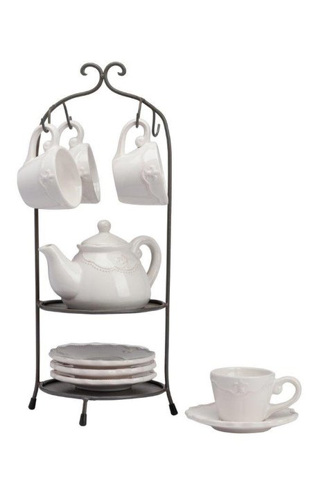 Чайный набор на подставке Treffen - лучшие Для чая и кофе в INMYROOM