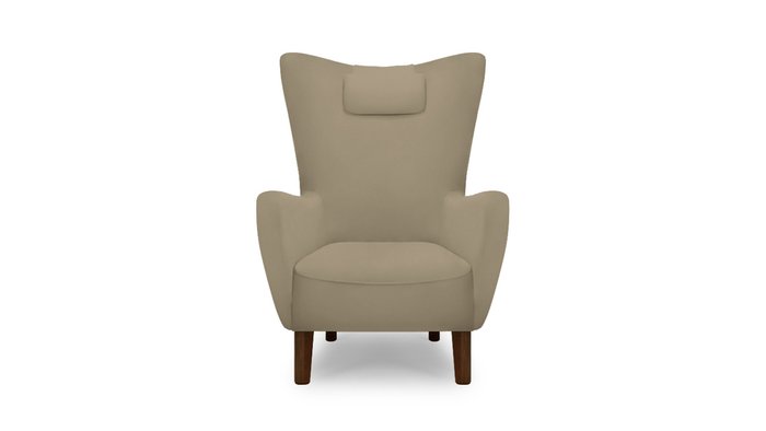 Кресло Лестер 2 бежевого цвета - купить Интерьерные кресла по цене 23300.0