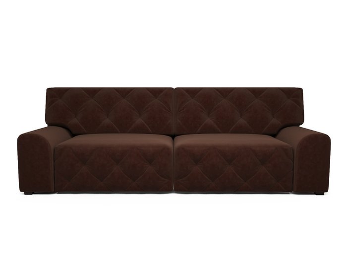 Прямой диван-кровать Милан коричневого цвета - лучшие Прямые диваны в INMYROOM