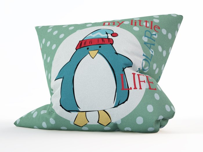 Детская подушка: Пингвиненок