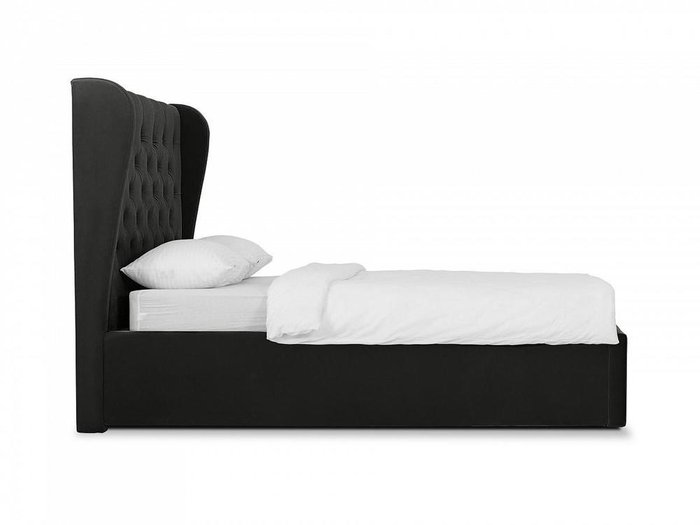 Кровать Jazz черного цвета 160х200 с подъемным механизмом - лучшие Кровати для спальни в INMYROOM