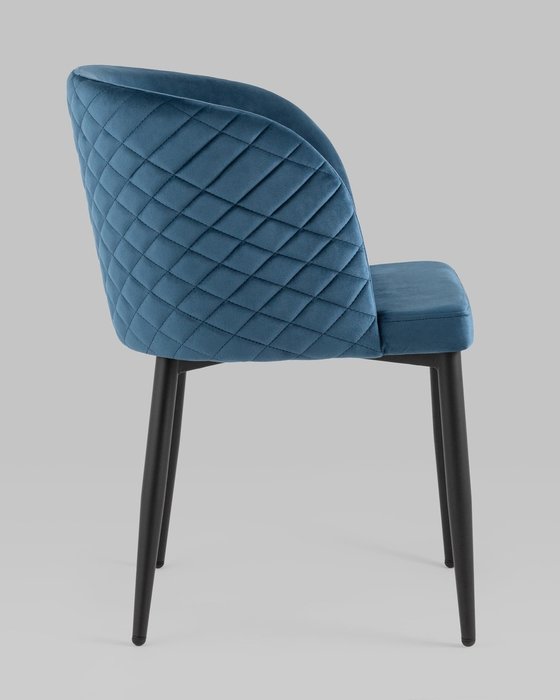 Стул Оскар синего цвета - лучшие Обеденные стулья в INMYROOM