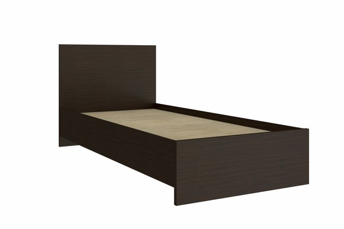 Кровать Анастасия 90х200 темно-коричневого цвета - лучшие Кровати для спальни в INMYROOM