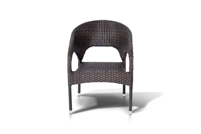 Стул "Корретто" коричневый без подушки  - лучшие Садовые стулья в INMYROOM