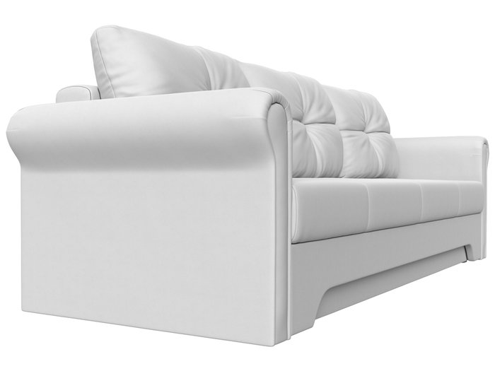 Прямой диван-кровать Европа белого цвета (экокожа) - лучшие Прямые диваны в INMYROOM