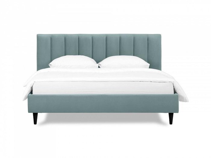 Кровать Queen II Sofia L 160х200 серо-голубого цвета  - купить Кровати для спальни по цене 57370.0