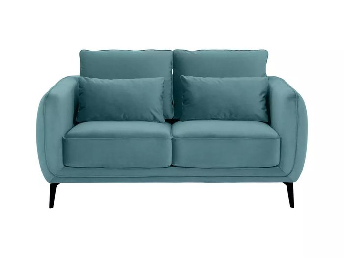 Диван Amsterdam голубого цвета - купить Прямые диваны по цене 69930.0