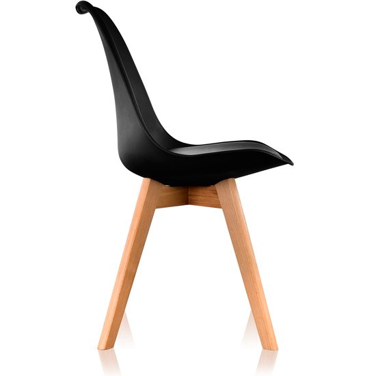 Стул Jerry Soft черного цвета - лучшие Обеденные стулья в INMYROOM