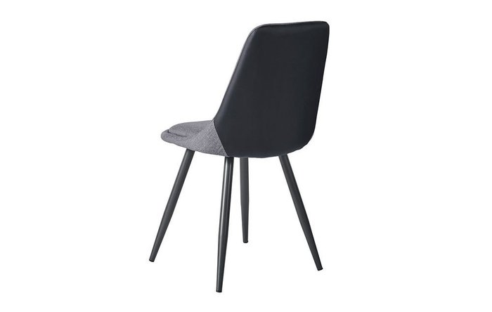 Стул мягкий серо-черного цвета - купить Обеденные стулья по цене 6500.0