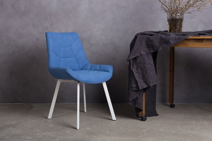 Стул Atria синего цвета  - купить Обеденные стулья по цене 7590.0