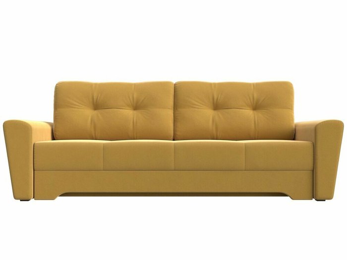 Диван-кровать Амстердам желтого цвета - купить Прямые диваны по цене 37999.0