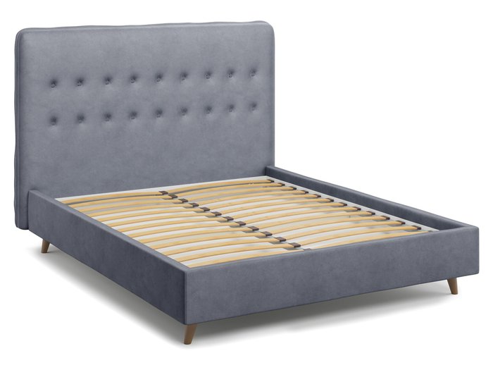 Кровать Bergamo серого цвета 180х200 - купить Кровати для спальни по цене 45000.0