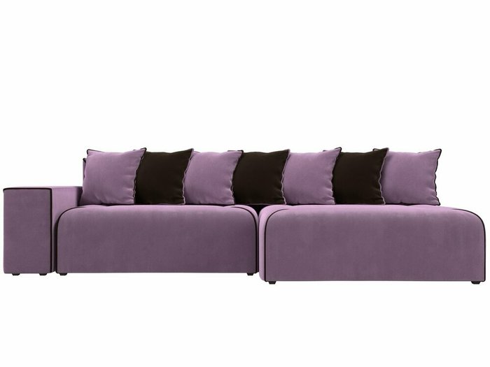 Угловой диван-кровать Кёльн сиреневого цвета правый угол - купить Угловые диваны по цене 53999.0