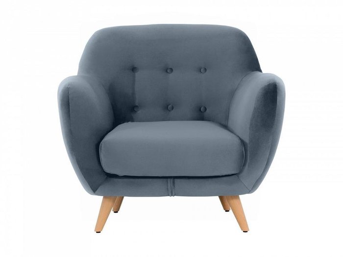 Кресло Loa серо-голубого цвета - купить Интерьерные кресла по цене 40860.0