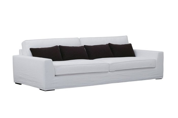 Диван New York белого цвета - купить Прямые диваны по цене 274700.0