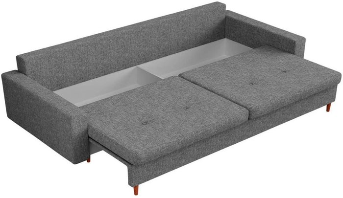 Диван-кровать прямой Белфаст серого цвета - лучшие Прямые диваны в INMYROOM