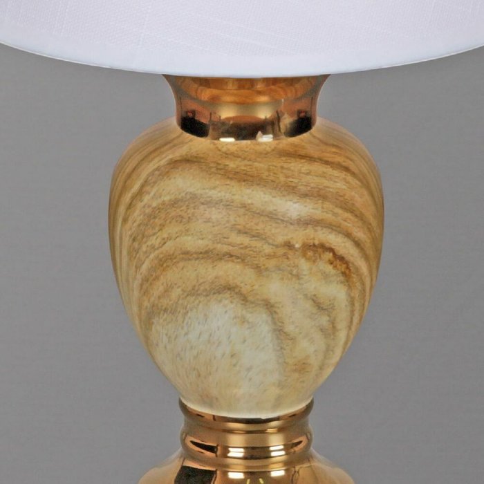 Настольная лампа 30155-0.7-01 (ткань, цвет белый) - лучшие Настольные лампы в INMYROOM