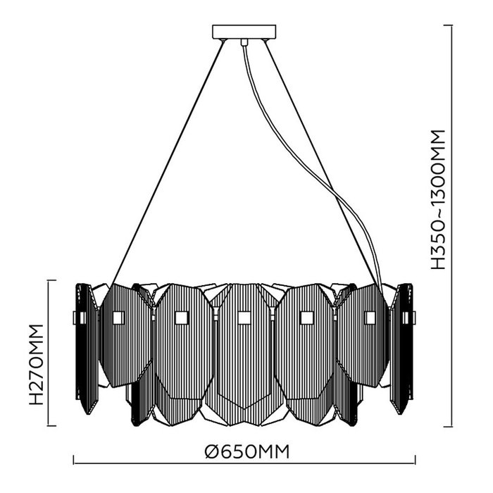 Люстра Ambrella High Light LH31253 - лучшие Потолочные светильники в INMYROOM Люстра Ambrella High Light LH31253 - лучшие Потолочные светильники в INMYROOM