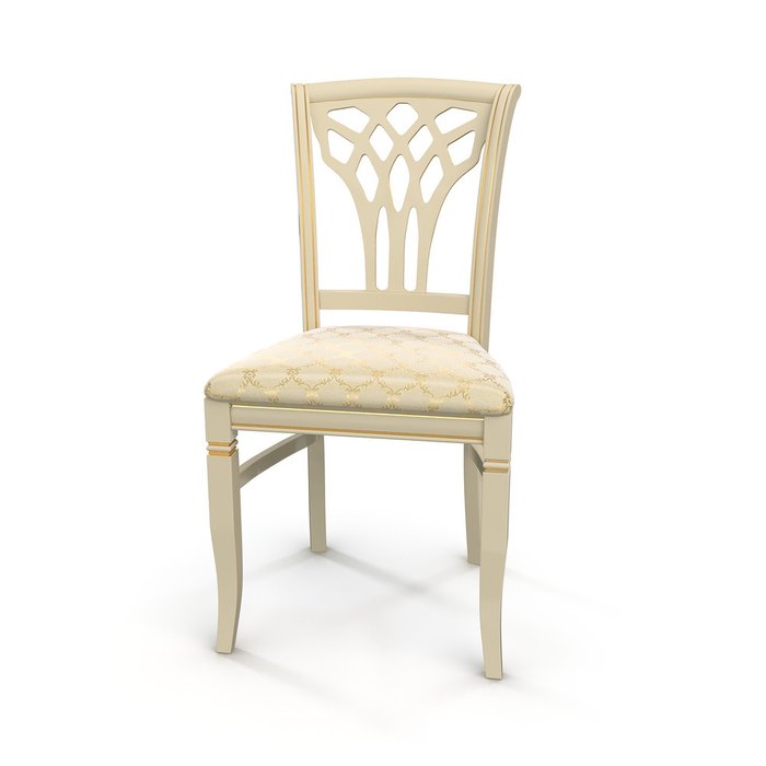 Стул деревянный Бруно кремового цвета - купить Обеденные стулья по цене 9359.0