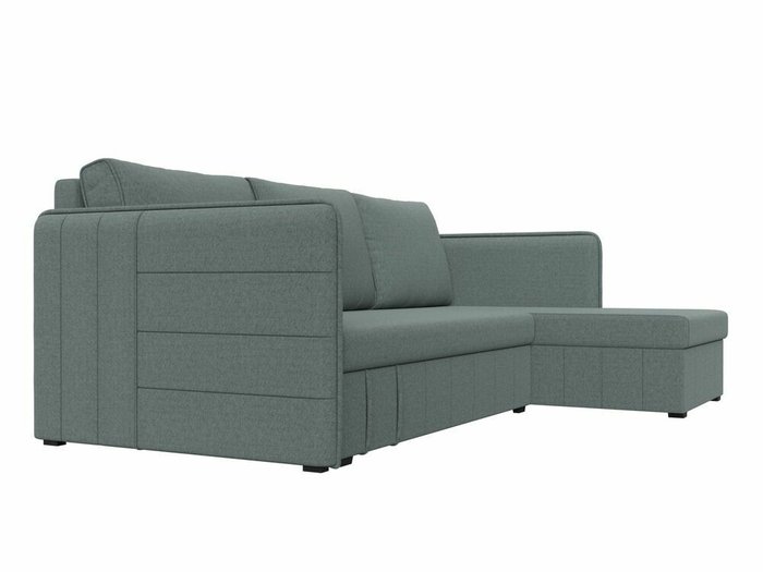 Угловой диван-кровать Слим серого цвета правый угол - лучшие Угловые диваны в INMYROOM