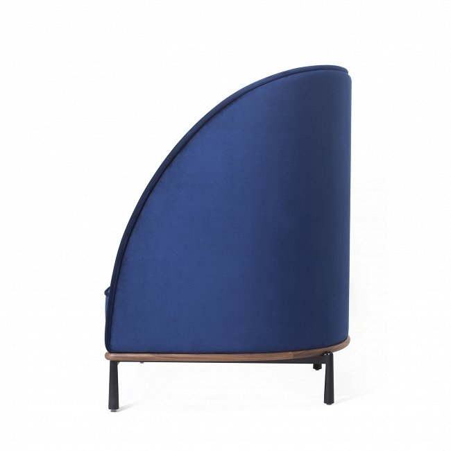 Кресло Arc Highback синего цвета  - купить Интерьерные кресла по цене 257500.0