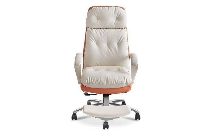 Кресло Level бежево-оранжевого цвета - лучшие Офисные кресла в INMYROOM