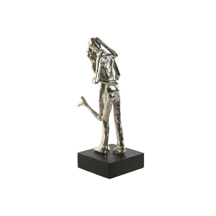 Декоративная фигура Чёрный Серебристый Пара 14 x 10 x 29 cm - купить Фигуры и статуэтки по цене 6871.0