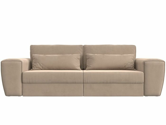 Прямой диван-кровать Лига 008 бежевого цвета - купить Прямые диваны по цене 62999.0