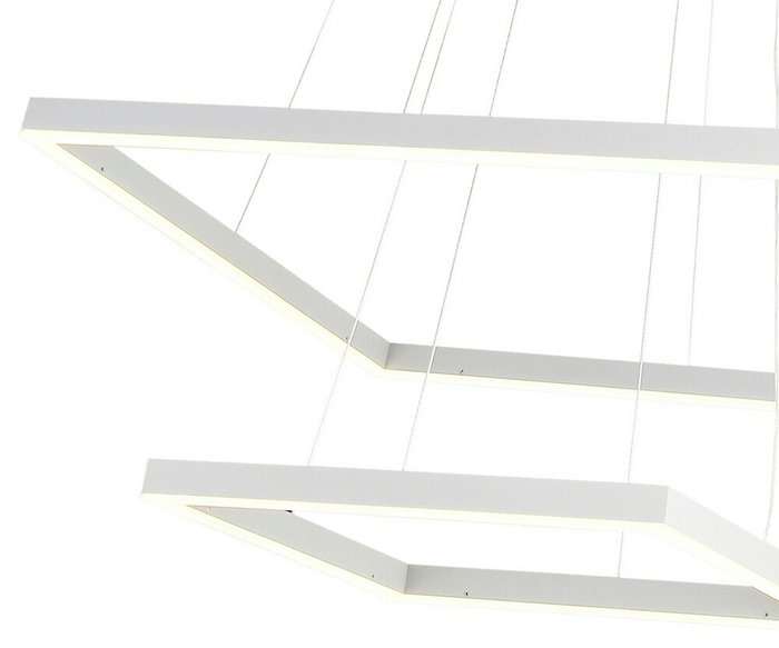 Подвесная светодиодная люстра Альтис белого цвета - купить Подвесные люстры по цене 24900.0
