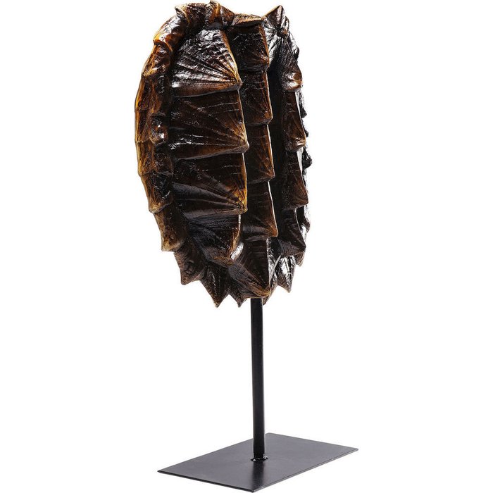 Предмет декоративный Turtle коричневого цвета - купить Декоративные предметы по цене 21970.0