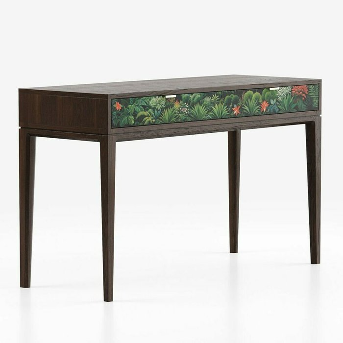 Консольный стол Inspire Timeless TLT26 темно-коричневого цвета с принтом Консольный стол Inspire Timeless TLT26 темно-коричневого цвета с принтом