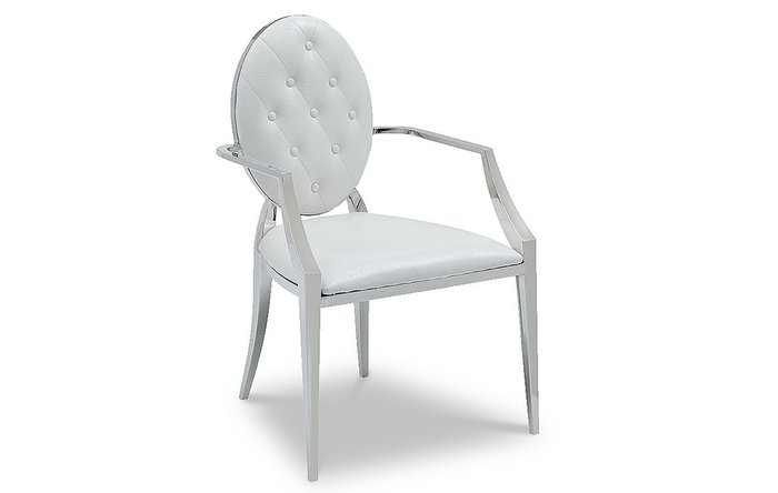Обеденный стул с белой обивкой - лучшие Обеденные стулья в INMYROOM