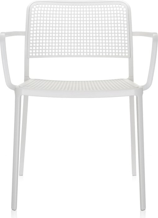 Стул Audrey с подлокотниками белого цвета - купить Обеденные стулья по цене 59963.0