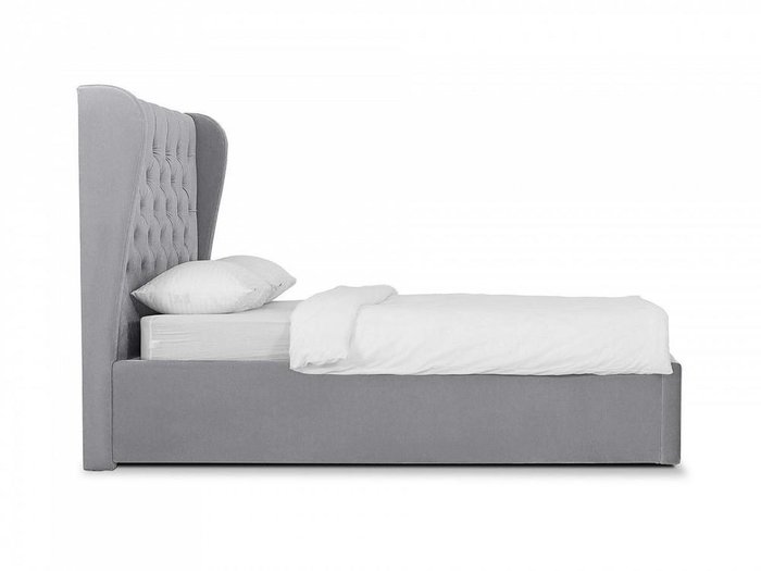 Кровать Jazz серого цвета 160х200 с подъемным механизмом - лучшие Кровати для спальни в INMYROOM