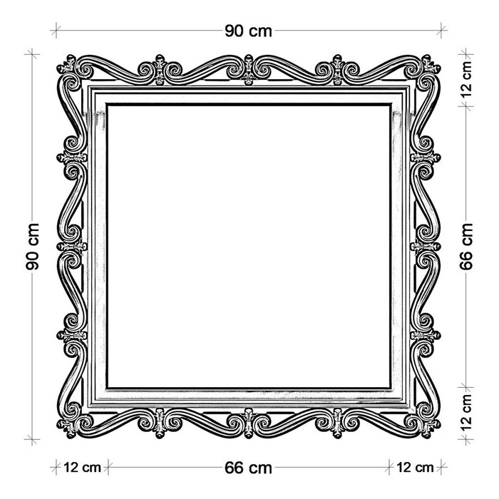 Настенное зеркало Мэрит Золото металлик (S) - купить Настенные зеркала по цене 19000.0