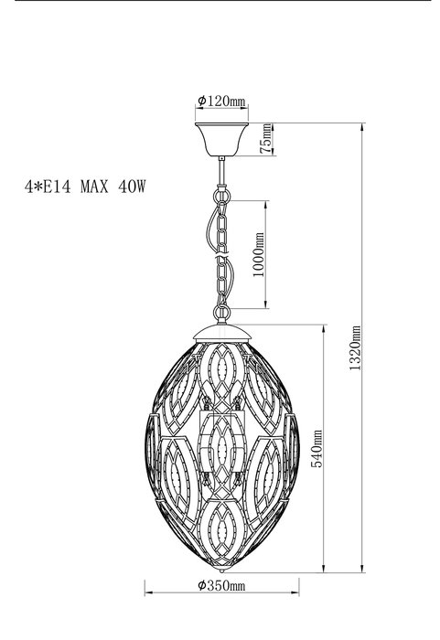 Подвесной Светильник с плафоном из хрусталя - купить Подвесные светильники по цене 29700.0