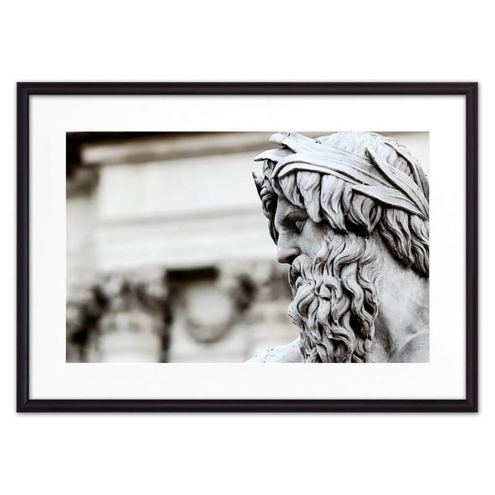 Постер в рамке Статуя Зевса Рим 21х30 см