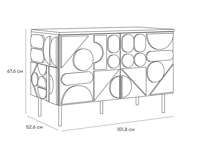 Комод Milton серого цвета - лучшие Комоды в INMYROOM Комод Milton серого цвета - лучшие Комоды в INMYROOM