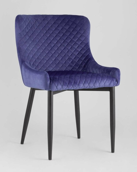 Стул Ститч синего цвета - купить Обеденные стулья по цене 7490.0
