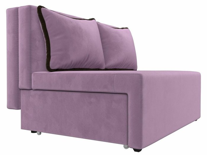 Диван-кровать Лагуна сиреневого цвета - лучшие Прямые диваны в INMYROOM