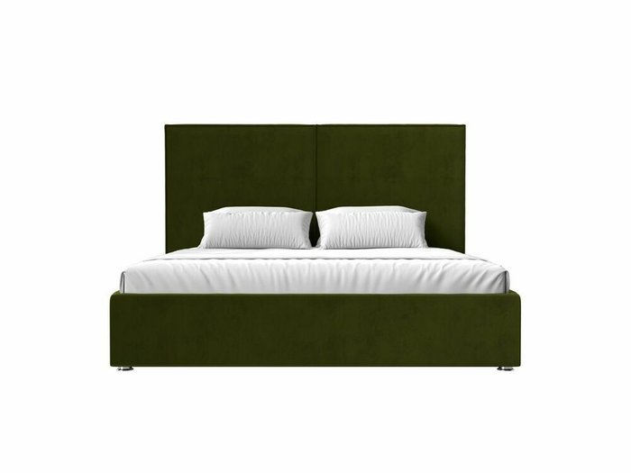 Кровать Аура 200х200 зеленого цвета с подъемным механизмом  - купить Кровати для спальни по цене 96999.0